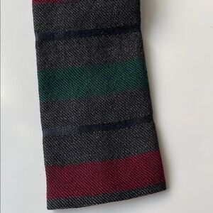 Amazing vintage wool striped tie